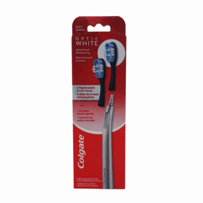 Colgate Replaceable Head Toothbrush Starter Kit, Optic White