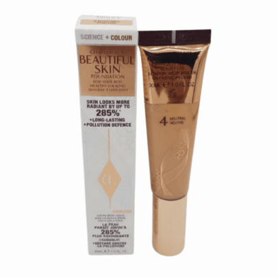 New Charlotte Tilbury Beautiful Skin Foundation 4 Neutral Helitke 30ml